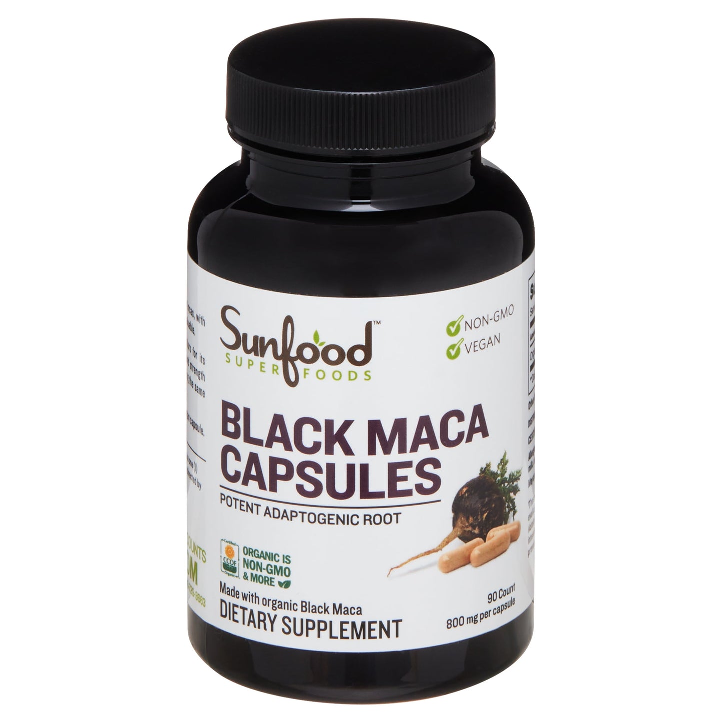 Black Maca Capsules, 90 Ct