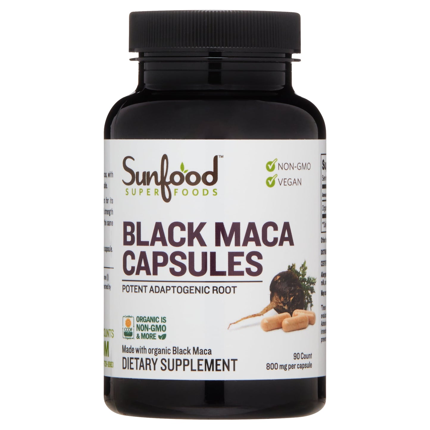 Black Maca Capsules, 90 Ct