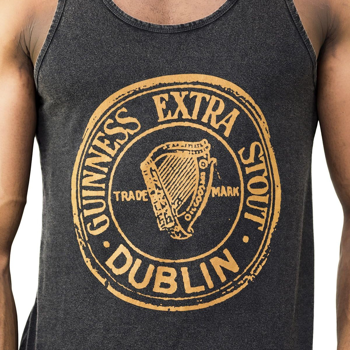 Black Washed Extra Stout Tank Top- Sizes Small -XXXL