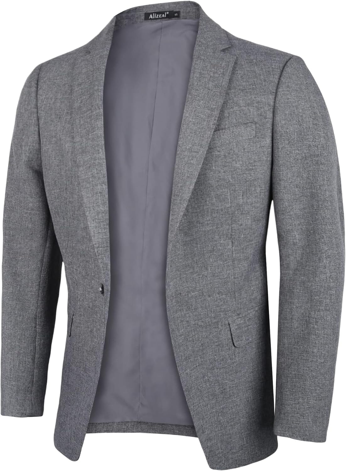 Men'S Casual Suit Jacket Sports Coat Business Suit One Button