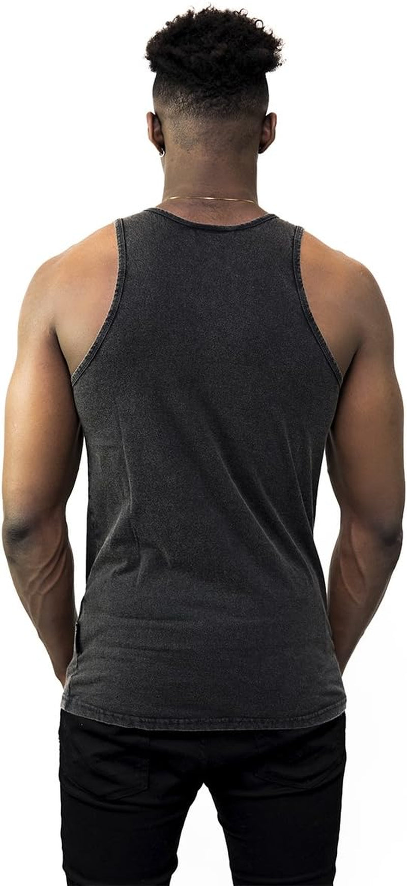 Black Washed Extra Stout Tank Top- Sizes Small -XXXL