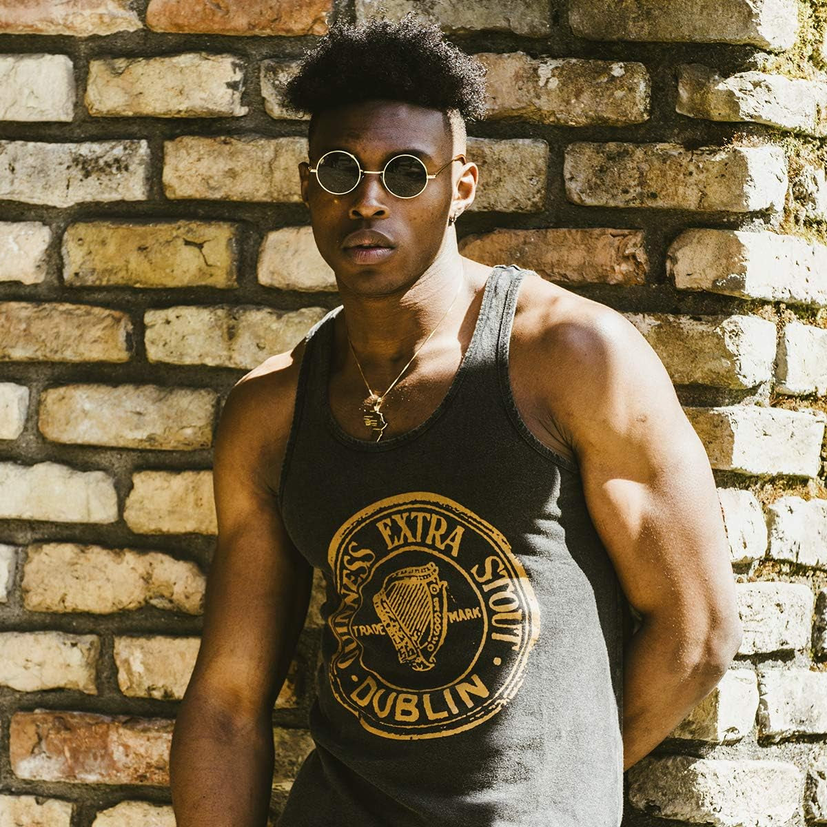 Black Washed Extra Stout Tank Top- Sizes Small -XXXL