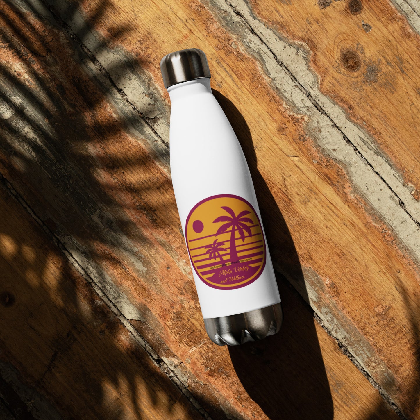 Alpha Vitality and Wellness Stainless steel water bottle