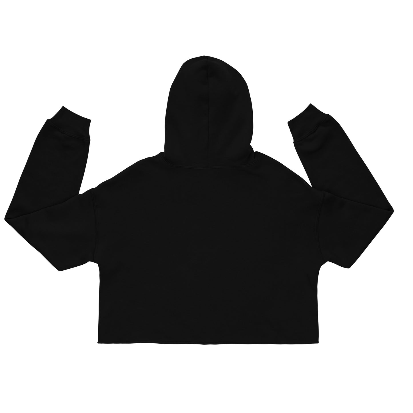 80's Anime Otter Eyes - Crop Hoodie