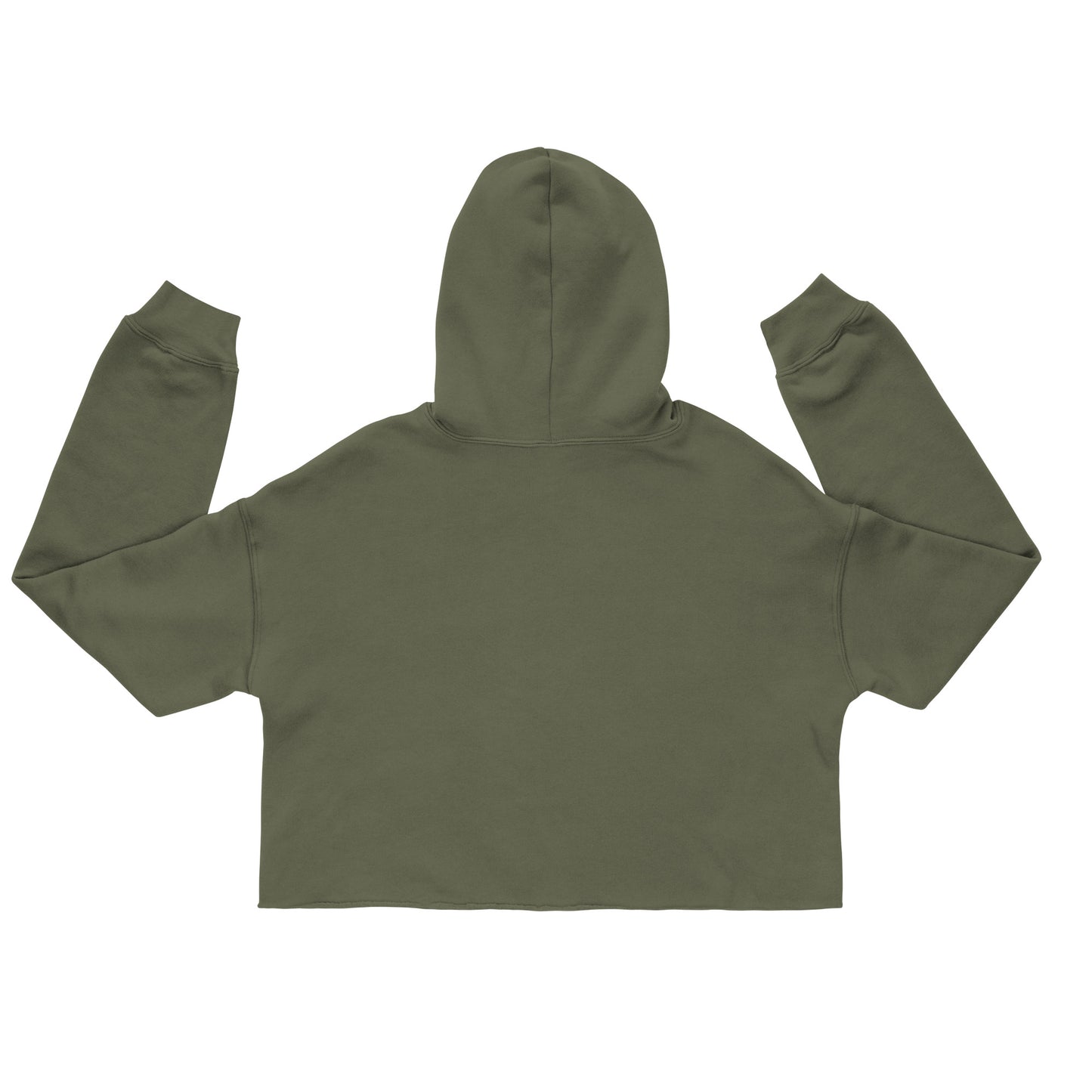 80's Anime Otter Eyes - Crop Hoodie