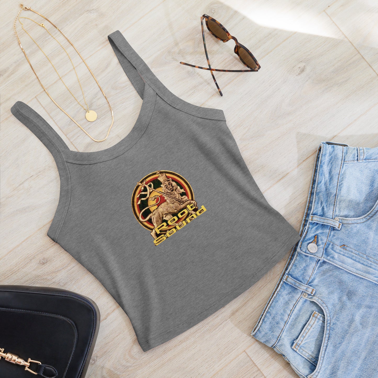 'Root Sound' Women’s micro-rib tank top