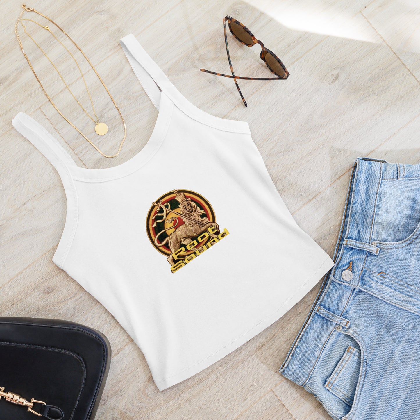 'Root Sound' Women’s micro-rib tank top