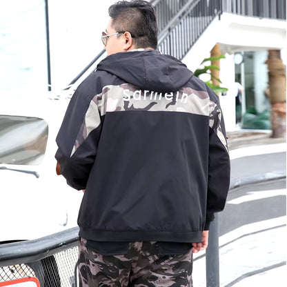 Men Clothes 2020 Tracksuit Harem Cargo Camouflage Jacket Pants 2 Piece Set Mens Hoodies XXXXL Coat Track Suit 6XL 7XL 8XL 9XL