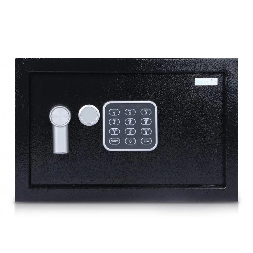 Serene Life Compact Electronic Safe with Mechanical Override, SLSFE12