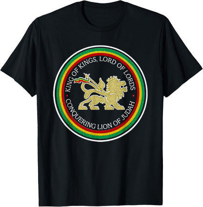 Lion of Judah Rastafari Reggae Vibes T-Shirt