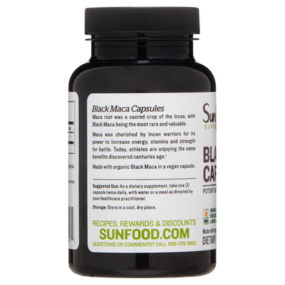 Black Maca Capsules, 90 Ct