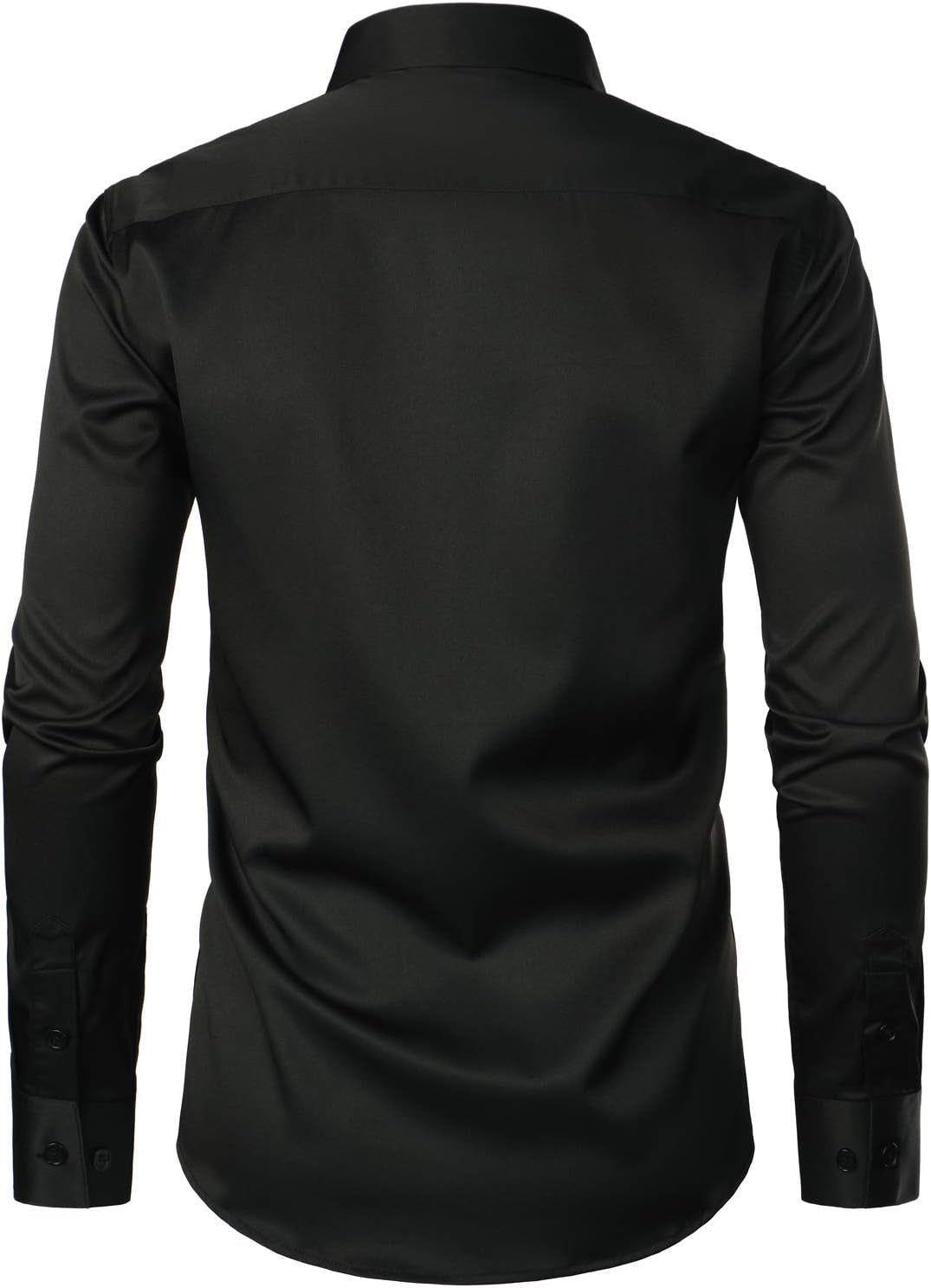 Men'S Urban Stylish Casual Business Slim Fit Long Sleeve Button up Dress Shirt with Pocket