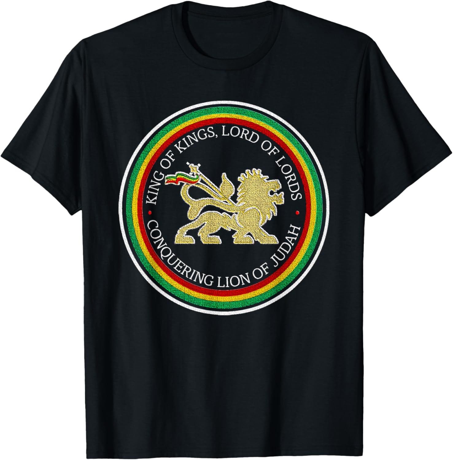 Lion of Judah Rastafari Reggae Vibes T-Shirt
