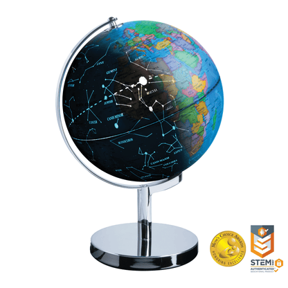 Globe 3 in 1 Office Desk Night Light, LED Light Globe, Constellation Learning & Education Toys
