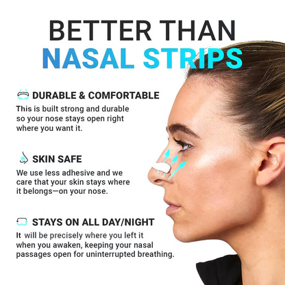 Nasal Breathing Dilators Magnetic Nasal Strips Increase Air Intake Improve Sleep Quality Reduce Snoring Sport Nasal Dilator