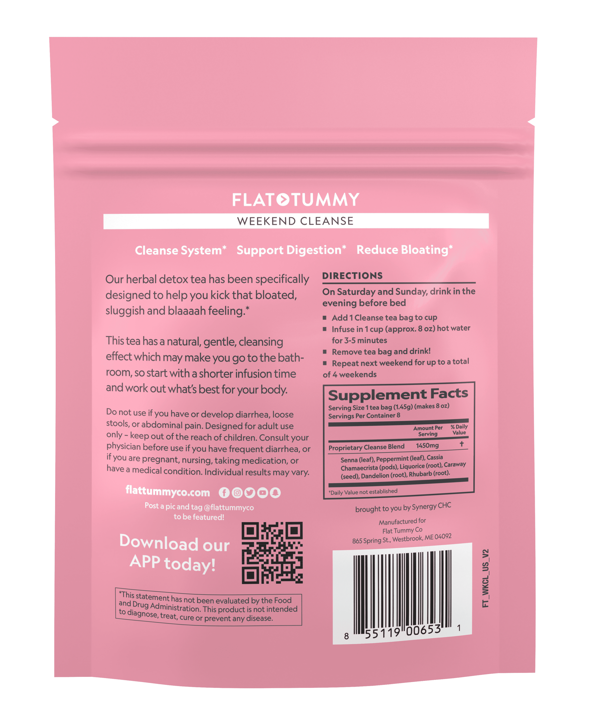 Colon Cleanse Detox by  Tea - 2-Day Detox & Cleanse - Dietary Supplement