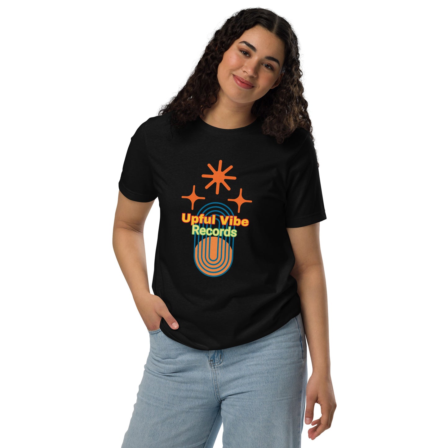Upful Vibes Records staple eco t-shirt