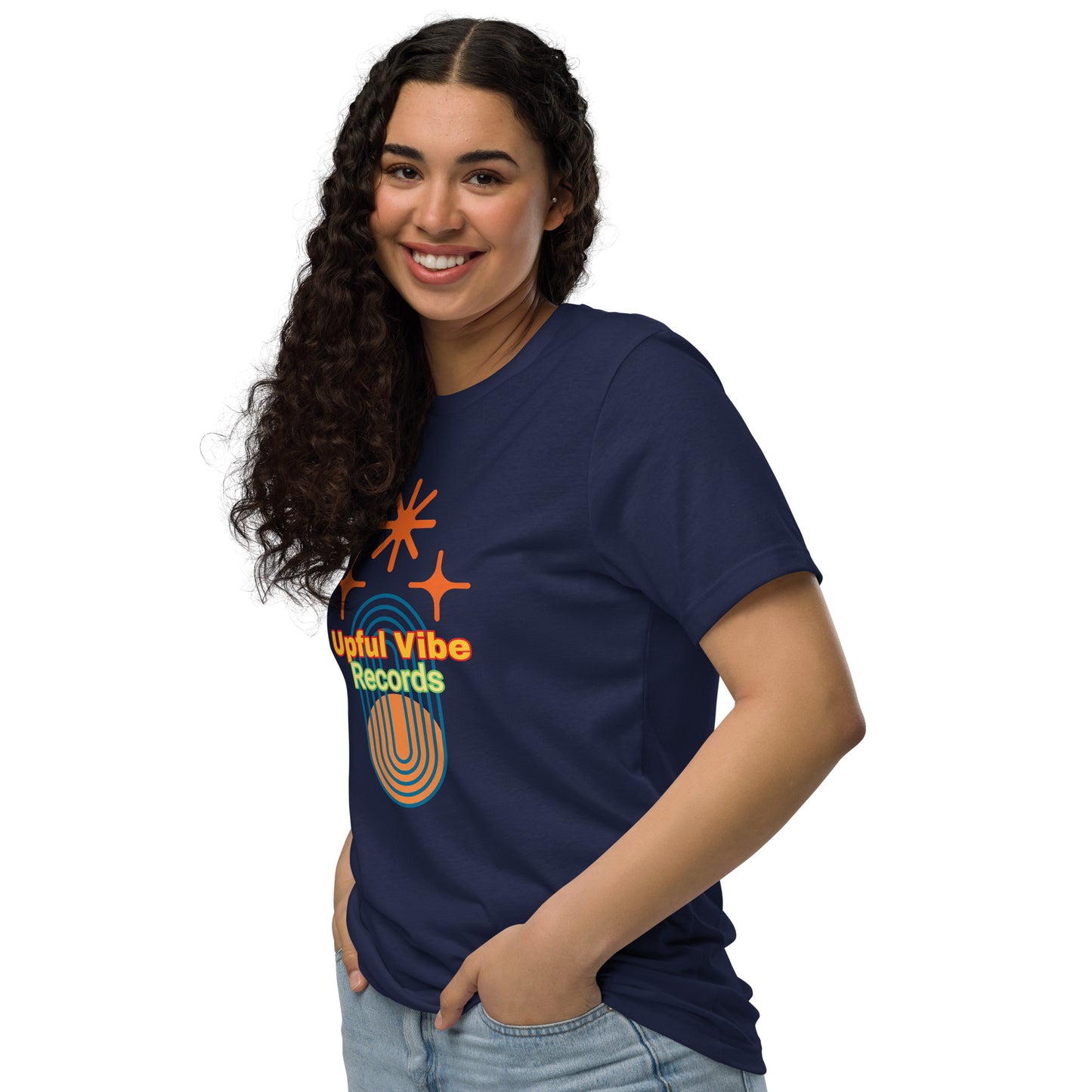 Upful Vibes Records staple eco t-shirt