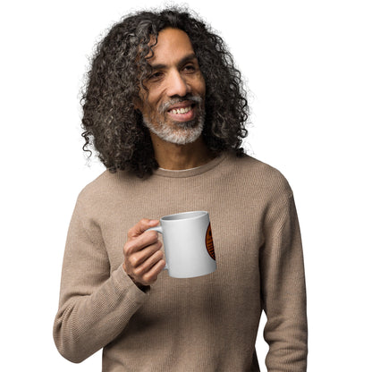 Alpha Vitality and Wellness White glossy mug