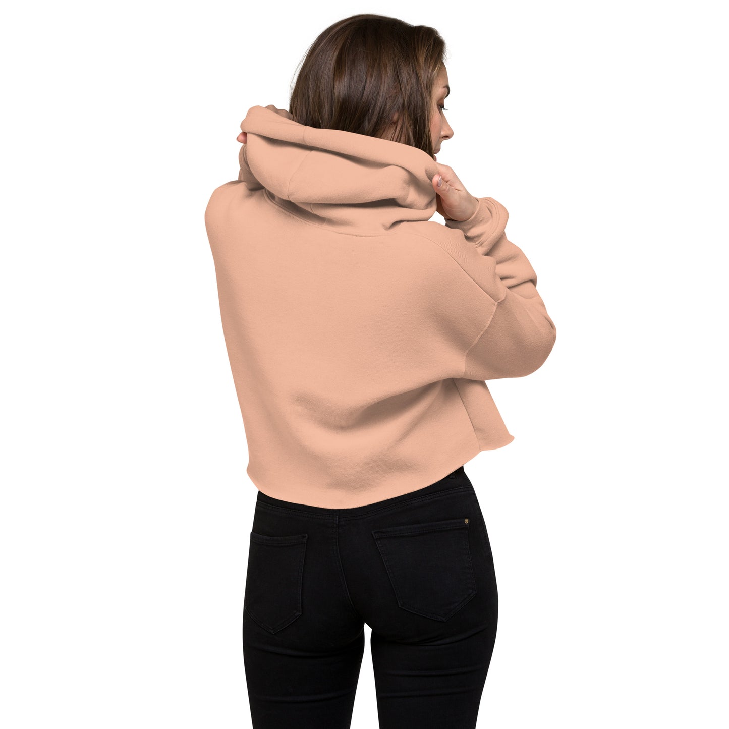 80's Anime Chipmunk Eyes - Crop Hoodie