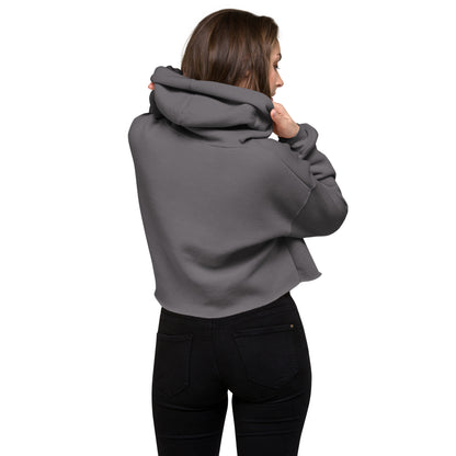 80's Anime Chipmunk Eyes - Crop Hoodie